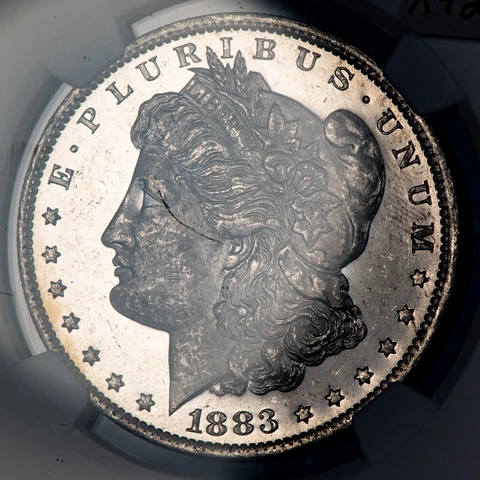 1883-O $1 Morgan Silver Dollar - Crazy PL Look & Luster - NGC MS 63 - SKU-X4203 Cover