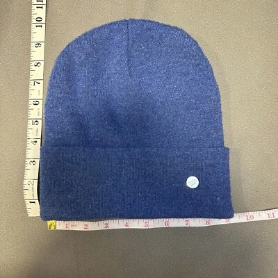 Norla Canadá Lana Alpaca Mezcla Algodón Gorro Sombrero Azul Unisex Invierno Cálido Anthro Foto 1 de 4