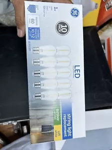 One Box of 10 GE Vintage 1-Watt S14 Soft White Medium Base E26 LED Outdoor - Picture 1 of 11