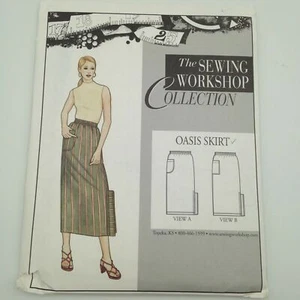 The Sewing Workshop Collection Oasis Skirt Sewing Pattern Uncut Size XS to XXL - Picture 1 of 3