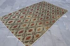 Oushak rug, Turkish rug, Handmade rug, Floor rug, Wool rug, 5.1 x 8.9 Ft SR10157