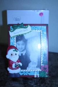 Precious Moments "Mein erster Weihnachtsbesuch mit Weihnachtsmann Fotorahmen 4' x 6" - Bild 1 von 4
