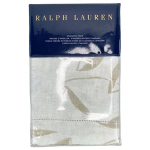 Ralph Lauren Standard Sham 'Cecily' Palmetto Beige 20 x 28 Inch 100% Baumwolle - Bild 1 von 3