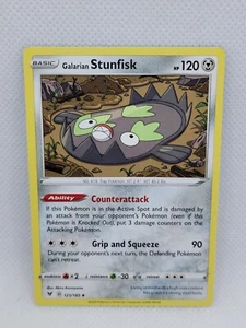Galarian Stunfisk Uncommon - 125/185 SWSH Vivid Voltage NM - Picture 1 of 6