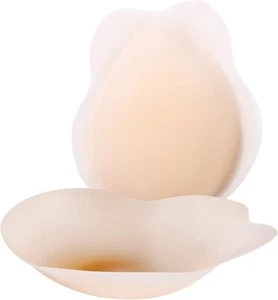 Ultra Thin Adhesive Bra Added Lift Nipple Covers Invisible Strapless Backless Si - Picture 1 of 6