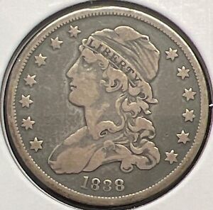 1838 CAPPED BUST SILVER QUARTER GRADES VERY FINE  ACTUAL COIN #C13608