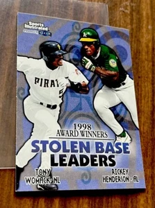 1999 Fleer Sports Illustrated #13 Rickey Henderson - Oakland Athletics MLB HOFer - Picture 1 of 2