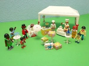 Hochzeit Partyzelt Gäste Brautpaar zu 4304 4298 4296 Playmobil 2473 - Bild 1 von 5