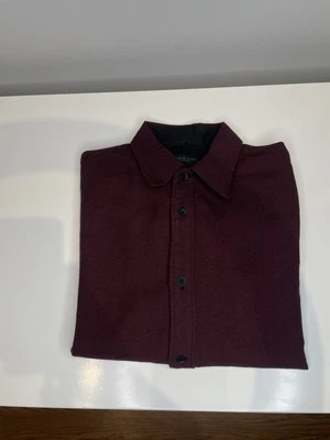 Rag and Bone Burgundy Chambray Small NEW - Image 1 of 4