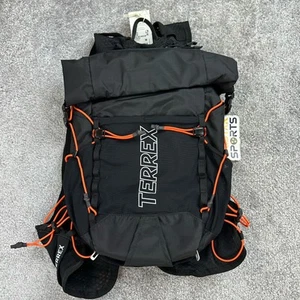 Adidas Terrex Speed Hiking Backpack 15 L Black Orange Technical Daypack IN4656 - Picture 1 of 8