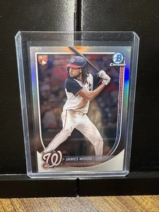 2025 Bowman Cromo Rosso RC Rookie Redemption #29 James Wood Washington Nationals - Foto 1 di 10