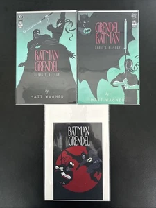 Batman / Grendel #1-2 • Matt Wagner • Devil's Riddle, Devil's Masque & Ashcan - Picture 1 of 4