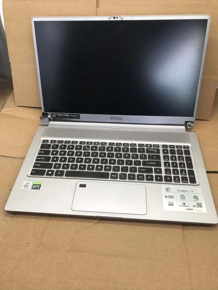 MSI Creator 17 A10SGS 17.3" i7-10875H 2.3GHz 32GB RTX 2080 SUPER 8GB Sin Unidad/S Foto 1 de 4