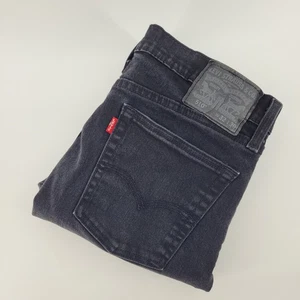 Levi Strauss Co 510 Skinny Fit Jeans Herren 32x30 Schwarz Distressed - Bild 1 von 9