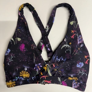 Title Nine Womens Small D Better Bikini Top Midnight Garden Floral Swim Beach - Picture 1 of 7