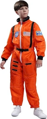 Disfraz de astronauta infantil con parches bordados y bolsillos (2-3 años) Foto 1 de 3