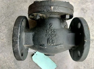 Neu. Milwaukee Ventil 2974-M 2 2" Flansch Gusseisen Schwenkrückschlagventil - Bild 1 von 8