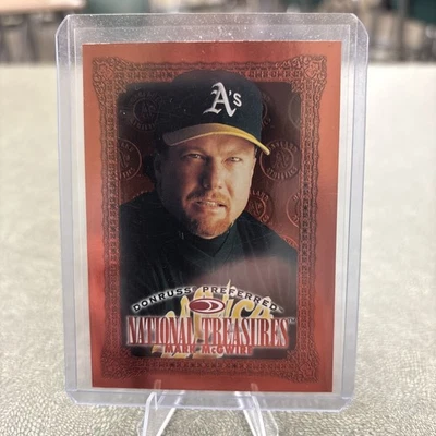 Donruss Preferred 1997 - National Treasures Bronze Mark McGwire #176 Cut to the Foto 1 de 2