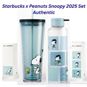 Starbucks x Peanuts Snoopy Set 24oz Gratitude Bottle + Joe Kind Love Cup 2025 - Picture 1 of 10