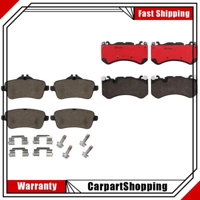 Fits Mercedes-Benz GL63 AMG 2015 2016 2X Brembo Front Rear Brake Pads - Image 1 of 4