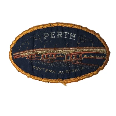 Perth Western Australia Vintage Patch Badge - image 1 of 2