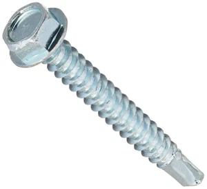 The Group 47208 8-18-Inch x 1-1/4-Inch Washer Head Self Drilling Screw, 1-Pound - Picture 1 of 2