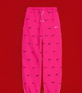 Jacquemus x Nike Le Swoosh Cut Out Sweatpants - Size XXL- Watermelon-Dark Pink - Picture 1 of 5