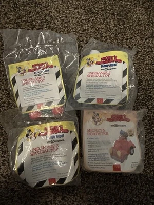 Lote de 4 juguetes vintage Mikey’s Birthday Land McDonald’s en paquete raros Foto 1 de 2