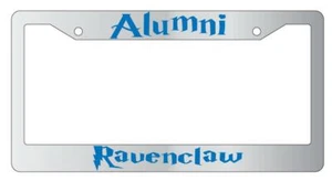 Alumni Ravenclaw Chrome Plastic License Plate Frame - Picture 1 of 1