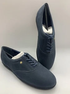 Zapatilla deportiva Easy Spirit 5.5 para mujer azul gamuza cuero Esmotion (a11) - Imagen 1 de 4