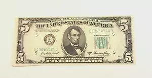 Fr# 1671 1950A $5 note - Picture 1 of 2