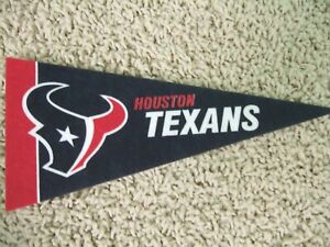 NEW Houston Texans NFL Football Pennant Mini 9" Souvenir Felt Flag JJ Watt