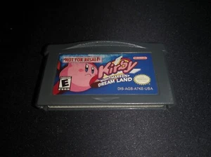 Kirby Nightmare in Dream Land NFR no para reventa Game Boy Advance EX auténtico - Imagen 1 de 2