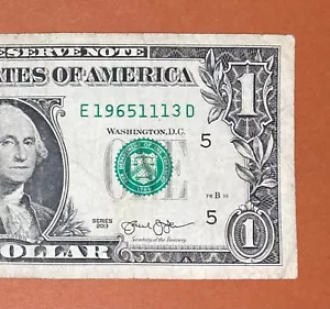 1965 November 13 (E 19651113 D) $1 One Dollar Bill Birthday Note - Picture 1 of 3