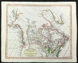 British Colonies map 1802 by John C. Russell original colour - Imagen 1 de 4