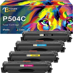 XXL Toner Set für Samsung CLT 504S CLP415N CLP415NW CLX4195FN CLX4195FW CLX4195N - Bild 1 von 4