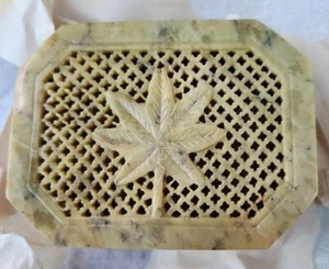 Vintage Nos Trinkset Box 4x3 Made India NEU ALTER LAGER 90ER HANDGEFERTIGT Blumenschild - Bild 1 von 4