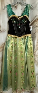 Disney Frozen Girls Size  9-10 ANNA Deluxe Coronation Costume Dress New  Tags! - Picture 1 of 4