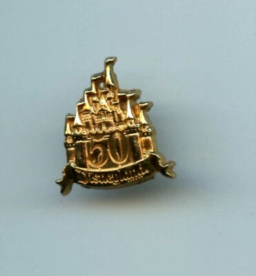 Disney 50th Disneyland Sleeping Beauty Castle Tie Tac Cast Exclusive Mini Pin - Image 1 of 3