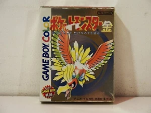 Pocket Monsters Kin Pokémon version Or Nintendo Game Boy Color GBC NTSC Japan - Imagen 1 de 13