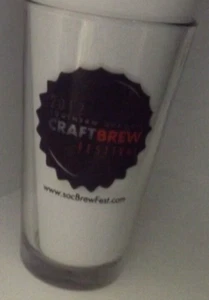 2012 Southern Oregon craft brew Festival Subaru sponsors beer glasses 6 in tall - Picture 1 of 8