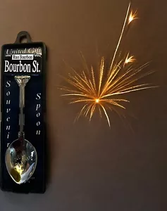 Bourbon Street, New Orleans, LA; Vintage Souvenir Spoon Collectible - Picture 1 of 5