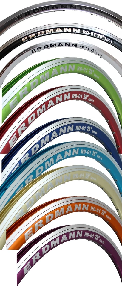 32 Loch Road Felge Erdmann RD-01 28" 622/14 in diversen Farben - Bild 1 von 1