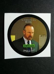 SUPERNATURAL JIM BEAVER BOBBY IN A SUIT TV SMALL 1.5" GETGLUE GET GLUE STICKER - Picture 1 of 1