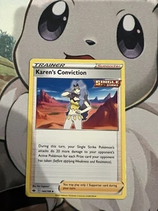 Karen's Conviction 144/198 Chilling Reign Regular Uncommon Pokemon Karte  - Bild 1 von 2