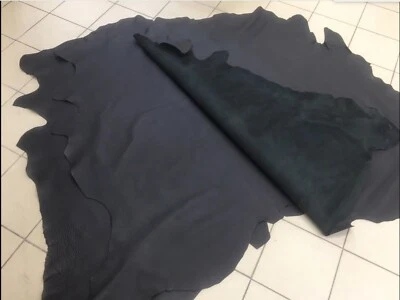 Black 6-7oz Shrunken Calf, Black, Germany, Perlinger, Togo  - Image 1 of 4