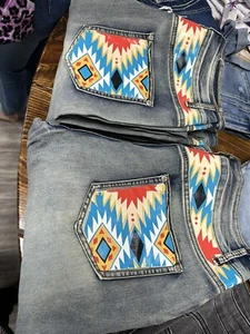 Pantalones Para Mujer Vaqueros Rectos De Tiro Alto - Picture 1 of 3