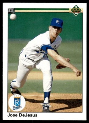 1990 Upper Deck #255 Jose DeJesus Kansas City Royals - Image 1 of 2