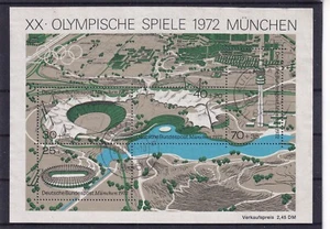 República Federal MNH ** Bloque 7 SC B489 1972 Juegos Olímpicos - Imagen 1 de 1