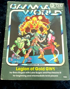 1980 Gamma World Legion of Gold TSR GW1 7503 1st Edition "Cover Only" - Bild 1 von 7